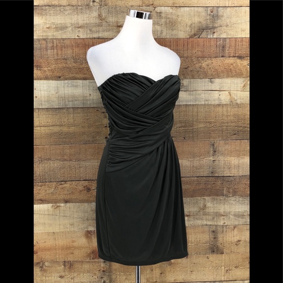 Express Strapless Gray Dress Size Small - Picture 2 of 8